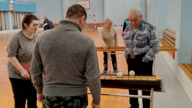 Настольные спортивные игры в Усть-Кубинском округе Вологодской области. Участники проекта «Спорт равных возможностей» 2024